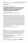 Research paper thumbnail of Complementarities between Labour Market Institutions and their Causal Impact on Youth Labour Market Outcomes