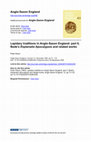 Research paper thumbnail of Lapidary traditions in Anglo-Saxon England: part II, Bede'sExplanatio Apocalypsisand related works