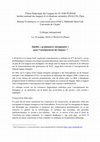 Research paper thumbnail of Institut national des langues et civilisations orientales (INALCO), Paris et Réseau Grammaires et contextualisation (GreC), Méthodal Open Lab, Université de Chypre