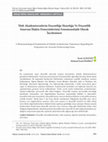 Research paper thumbnail of Türk Akademisyenlerin Doçentliğe Hazırlığa Ve Doçentlik Sınavına İlişkin Deneyimlerinin Fenomenolojik Olarak İncelenmesi