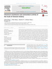 Research paper thumbnail of Chemical constituent and antioxidant activity of methanol extract from Indonesian Curcuma aeruginosa roxb. rhizome