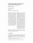 Research paper thumbnail of Enhancing Rationality: Heuristics, Biases, and The Critical Thinking Project