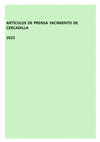 Research paper thumbnail of PRENSA YACIMIENTO DE CERCADILLA 2023