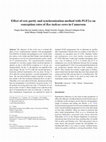 Research paper thumbnail of Effect of cow parity and synchronization method with PGF2α on conception rates of Bos indicus cows in Cameroon