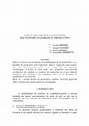 Research paper thumbnail of L'Etat De L'Art Sur La Conduite Des Systemes Flexibles De Production