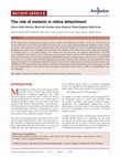 Research paper thumbnail of The role of melanin in retina detachment