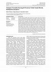 Research paper thumbnail of Tutupan Terumbu Karang di Perairan Teluk Tanah Merah, Kabupaten Jayapura