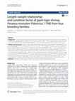 Research paper thumbnail of Length-Weight Relationship and Condition Factors of Some Commercial Fish from Youtefa Bay, Jayapura City, Indonesia