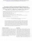 Research paper thumbnail of Activations of Deep Convolutional Neural Network are Aligned with Gamma Band Activity of Human Visual Cortex