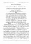 Research paper thumbnail of An algorithm for detecting events in video EEG monitoring data of patients with craniocerebral injuries