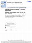 Research paper thumbnail of Learning Visualization Strategies: A qualitative investigation