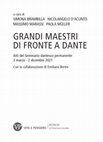 Research paper thumbnail of Gli studi di Domenico De Robertis sulle «Rime» di Dante, in Grandi maestri di fronte a Dante Atti del Seminario dantesco permanente, 3 marzo-2 dicembre 2021, a cura di S. Brambilla, N. D’Acunto, M. Marassi, P. Müller, con la collaborazione di E. Bertin, Milano, Vita e Pensiero, 2022, pp. 135-52.