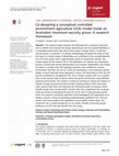 Research paper thumbnail of Co-designing a conceptual controlled environment agriculture (CEA) model inside an Australian maximum-security prison: A research framework