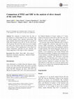 Research paper thumbnail of Comparison of PIXE and XRF in the analysis of silver denarii of the early Piast