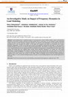 Research paper thumbnail of An Investigative Study on Impact of Frequency Dynamics in Load Modeling