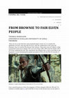 Research paper thumbnail of ‘From Brownie to Fair Elven People.’