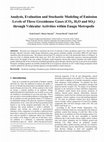 Research paper thumbnail of Analysis, Evaluation and Stochastic Modeling of Emission Levels of Three Greenhouse Gases (CO 2 , H 2 O and SO 2 ) through Vehicular Activities within Enugu Metropolis