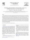 Research paper thumbnail of Considering spatial distribution and functionality of forests in a modeling framework for river basin management