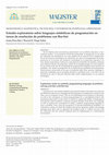 Research paper thumbnail of Estudio exploratorio sobre lenguajes simbólicos de programación en tareas de resolución de problemas con Bee-bot/ Exploratory study on symbolic programming languages in problem-solving activities with Bee-bot