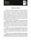 Research paper thumbnail of Editorial v.16 nº2