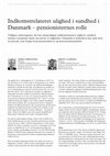 Research paper thumbnail of Indkomstrelateret ulighed i sundhed i Danmark - pensionisternes rolle