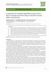 Research paper thumbnail of Comparison of Correlated Algorithm Accuracy Naive Bayes Classifier and Naive Bayes Classifier for Classification of heart failure