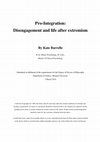 Research paper thumbnail of Pro-integration: disengagement from and life after extremism