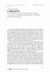 Research paper thumbnail of Il biglietto. Su alcuni aspetti del significato del denaro – La carta e la moneta, La promessa e la verità - nel Faust di Goethe