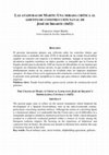 Research paper thumbnail of LAS ATADURAS DE MARTE: UNA MIRADA CRÍTICA AL ASIENTO DE CONSTRUCCIÓN NAVAL DE JOSÉ DE IRIARTE (1652