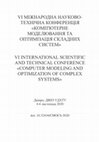 Research paper thumbnail of VI МІЖНАРОДНА НАУКОВО-ТЕХНІЧНА КОНФЕРЕНЦІЯ «КОМП'ЮТЕРНЕ МОДЕЛЮВАННЯ ТА ОПТИМІЗАЦІЯ СКЛАДНИХ СИСТЕМ» VI INTERNATIONAL SCIENTIFIC AND TECHNICAL CONFERENCE «COMPUTER MODELING AND OPTIMIZATION OF COMPLEX SYSTEMS