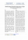 Research paper thumbnail of Fuzûlî’nin Şiirinde Önemli Bir Anahtar Kavram: Toprak