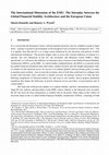 Research paper thumbnail of The International Dimension of EMU: The Interplay Between the Global Financial Stability Architecture and the European Union