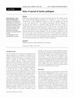 Research paper thumbnail of Rates of spread of marine pathogens