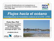 Research paper thumbnail of Flujos hacia el océano, investigaciones en humedales costeros en el CITA - UTEC