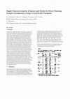 Research paper thumbnail of Rapid characterization of spices and herbs by direct heating sample introduction using a curie-point pyrolyzer