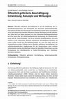 Research paper thumbnail of Öffentlich geförderte Beschäftigung: Entwicklung, Konzepte und Wirkungen