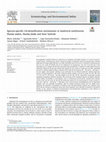 Research paper thumbnail of Species-specific Cd-detoxification mechanisms in lumbricid earthworms Eisenia andrei, Eisenia fetida and their hybrids