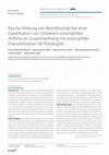 Research paper thumbnail of Rasche Wirkung von Benralizumab bei einer Exazerbation von schwerem eosinophilen Asthma im Zusammenhang mit eosinophiler Granulomatose mit Polyangiitis