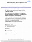 Research paper thumbnail of Risk Factors of Poor Outcomes after Admission for a COPD Exacerbation: Multivariate Logistic Predictive Models