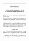 Research paper thumbnail of Development Policy and An Analysis of Complex Interdependence Theory