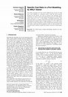 Research paper thumbnail of Specific cost ratio in a port modelling by M/Ek/1 queue