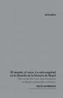 Research paper thumbnail of “El mundo, el vacío: anti-negritud en la filosofía de la historia de Hegel”