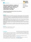 Research paper thumbnail of Value-based healthcare analysis of shoulder surgery for patients with symptomatic rotator cuff tears – Calculating the impact of arthroscopic cuff repair