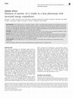 Research paper thumbnail of Deletion of murine Arv1 results in a lean phenotype with increased energy expenditure