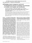 Research paper thumbnail of ATP‐binding cassette transporters and sterol O ‐acyltransferases interact at membrane microdomains to modulate sterol uptake and esterification