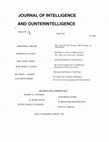 Research paper thumbnail of INTERNAtional JOURNAL OF INTELLIGENCE AND COUNTERINTELLIGENCE