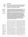 Research paper thumbnail of The effect of vacuum mixing and pre-heating the femoral component on the mechanical properties of the cement mantle