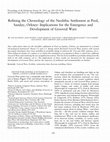 Research paper thumbnail of Refining the Chronology of the Neolithic Settlement at Pool, Sanday, Orkney: Implications for the Emergence and Development of Grooved Ware