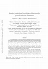 Research paper thumbnail of Bending control and instability of functionally graded dielectric elastomers