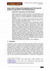 Research paper thumbnail of Notary Role In Making The Establishment Of The Deed Of Business Cooperation In The Rembang District